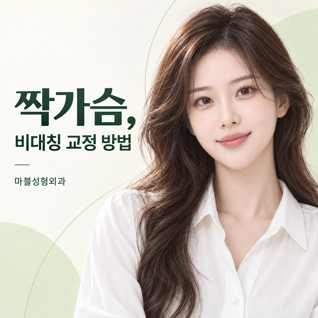 짝가슴 보형물 가슴성형